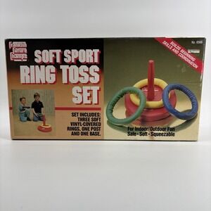Vintage Franklin Soft Sport Ring Toss Set Future‎ Champs Indoor Outdoor Kids